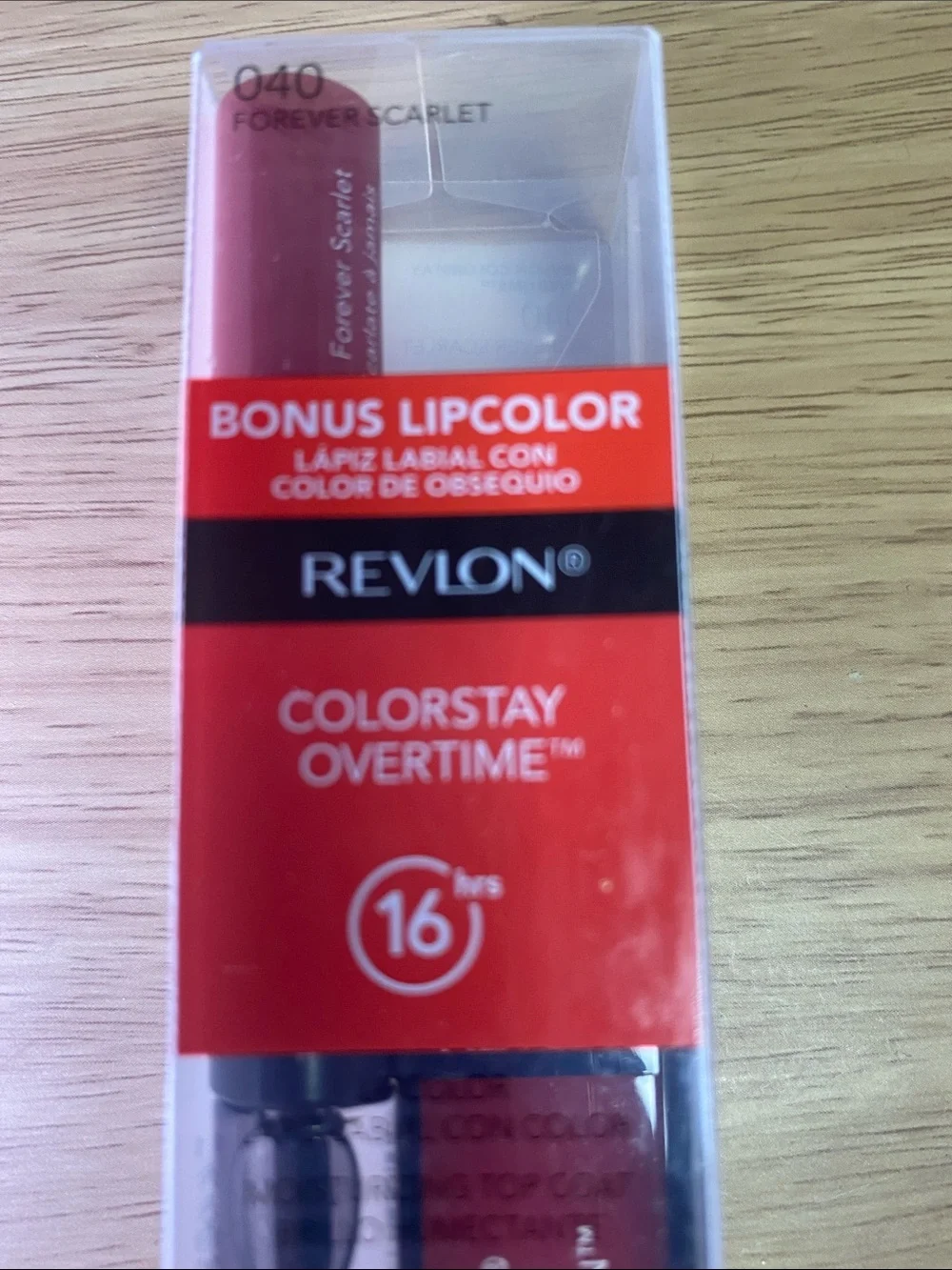 Revlon ColorStay Overtime Lipcolor in Forever Scarlet (Red)